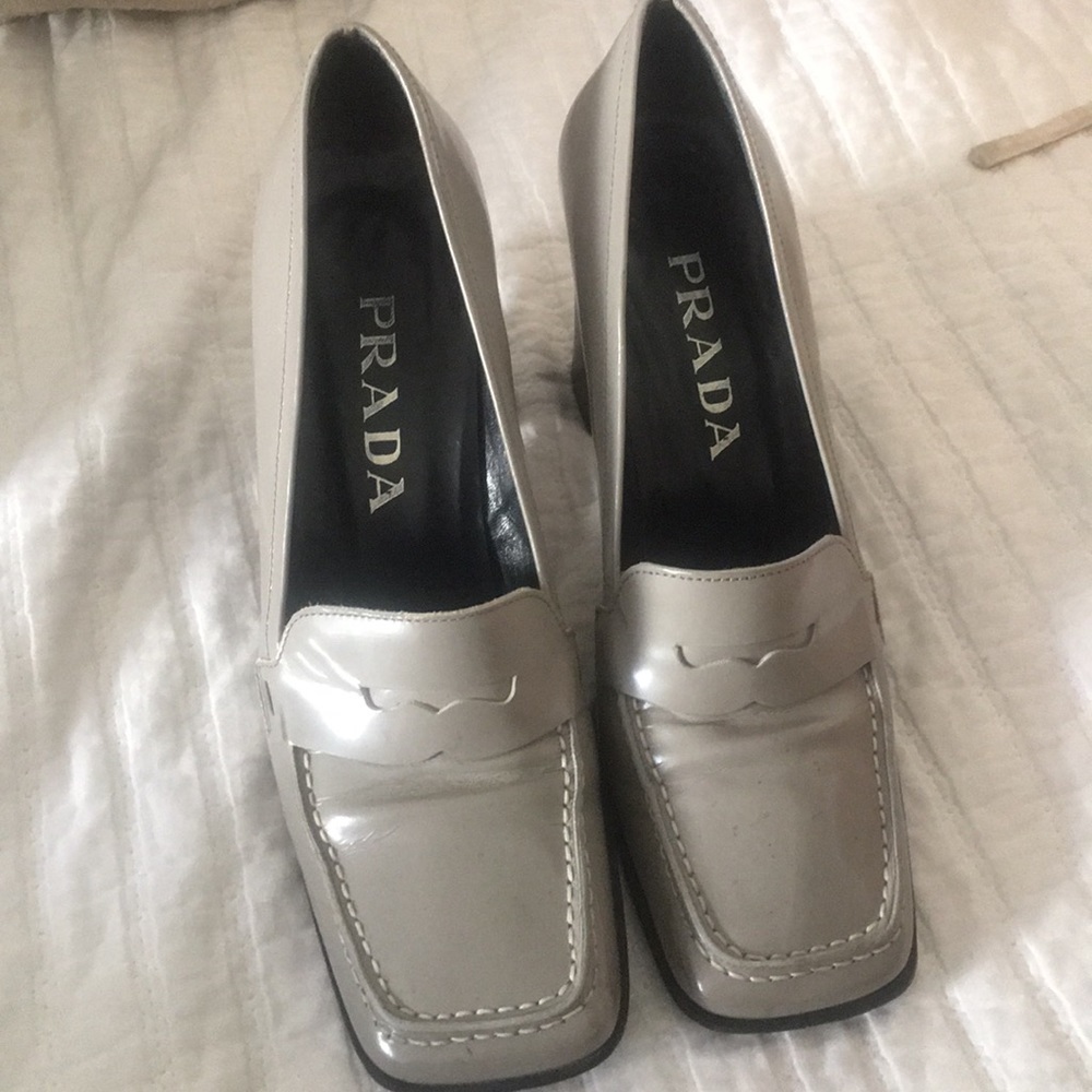 Prada Gray Loafers size 38